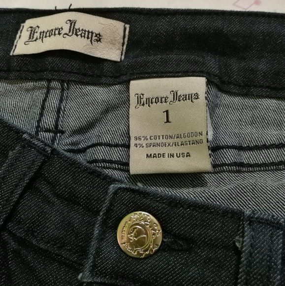 00 ENCORE JEANS with Full Leg Zipper - Picture 8 of 9
